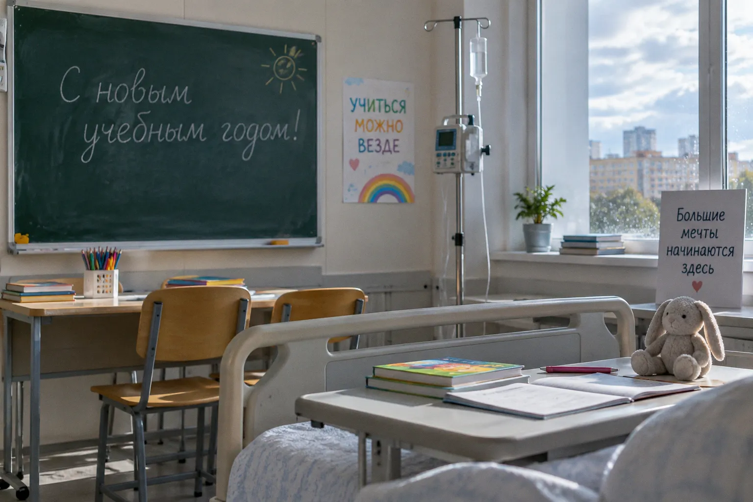 В госпитальных школах России начался новый учебный год для более чем 9 тысяч детей